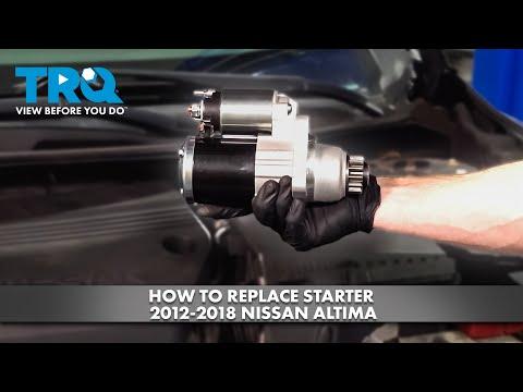 How to Replace the Starter Motor on a 2007-2018 Nissan Altima (Engine: Inline 4 2.5L)