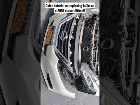 How to Replace Front Turn Signal Bulbs on a 2000-2022 Nissan Altima (7440A Amber) (Body: Sedan)