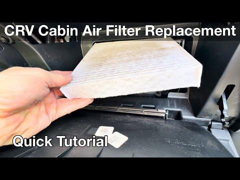 2018 Honda CRV How to replace cabin air filter