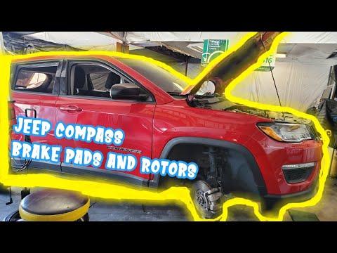 how to replace the brakes on jeep compass (front brake pads and rotors)