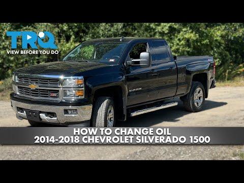 How to Change Engine Oil and Oil Filter on a 2018-2022 Chevrolet Silverado 1500 6.2L V8 (Engine: V8 6.2L)