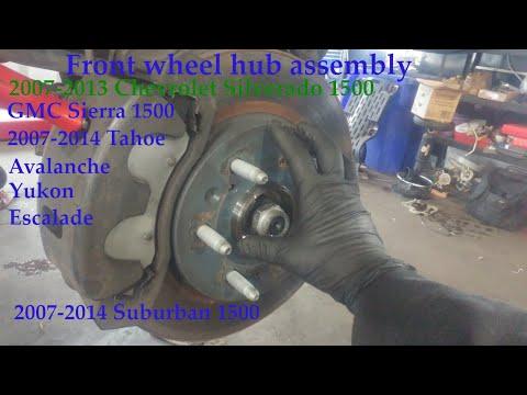 How to replace wheel bearing 2012 Chevrolet Silverado.  Replace hub assembly.