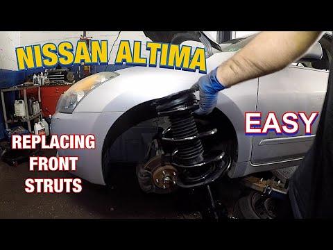 How to replace front struts on Nissan altima 2009