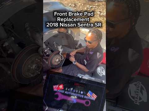Front Brake Pad Replacement-2018 Nissan Sentra