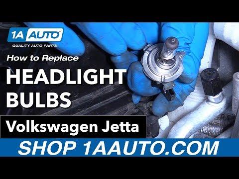 How to Replace Headlight Bulbs 11-18 Volkswagen Jetta