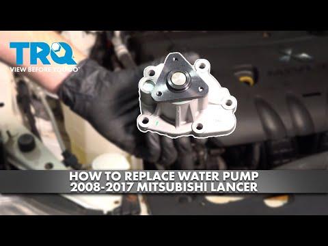 How to Replace Engine Water Pump 2008-2017 Mitsubishi Lancer 2.4L