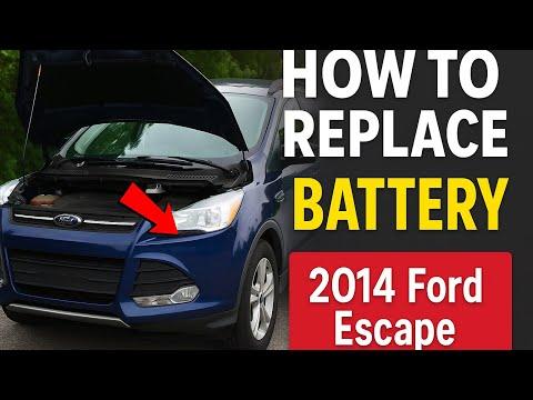 How to Replace the 12V Battery on a 2001-2019 Ford Escape (BMS Reset + Torque Specs) (Engine: Inline 4 2.0L)