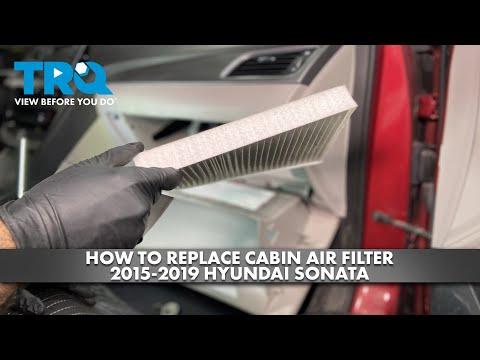 How to Replace Cabin Air Filter 2015-2019 Hyundai Sonata