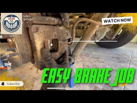 How to replace rear Brake Pads Jeep Wrangler 2015