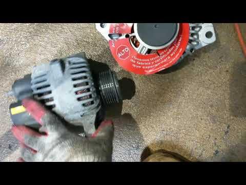Hyundai Tucson alternator replacement change how to change it 2009 2010 2011 2012 2013