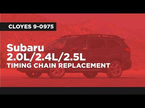 How to Replace the Timing Chain on a 2019 Subaru Ascent 2.4L Turbo (Engine: Flat 4 2.4L)