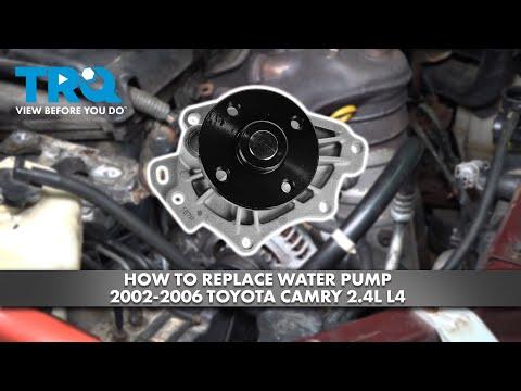 How to Replace Water Pump 2002-2006 Toyota Camry 2.4L L4