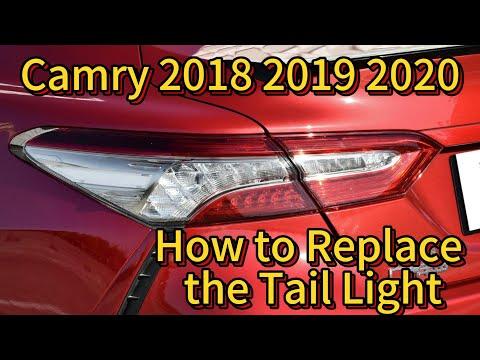 how to Remove Replace camry tail light 2018 2019 2020