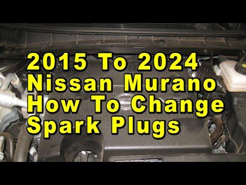 Nissan Murano How To Change Spark Plugs 2015 To 2024 VQ35DE 3.5L V6 Engine With Part Numbers