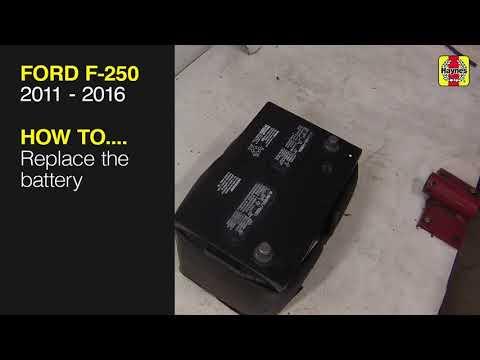 How to Replace the Battery on a 1999-2025 Ford F-250 Super Duty (Step-by-Step) (Trim: King Ranch | Engine: V8 6.2L)