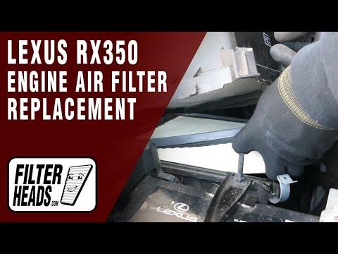 How to Replace the Engine Air Filter on a 2010-2025 Lexus RX350 (DIY Guide) (Engine: V6 3.5L)
