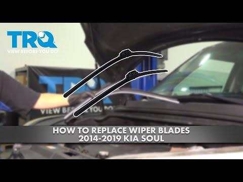 How to Replace Front Windshield Wiper Blades on a 2016 Kia Soul
