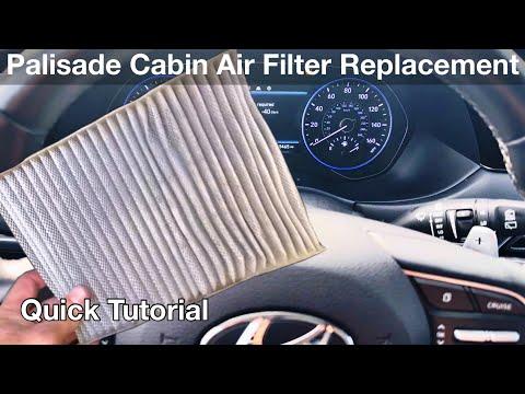 How to Replace the Cabin Air Filter on a 2020-2025 Hyundai Palisade (Step-by-Step) (Engine: V6 3.8L)