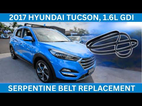 2017 Hyundai Tucson - How to Replace a Serpentine Belt &amp; Idler Pulley