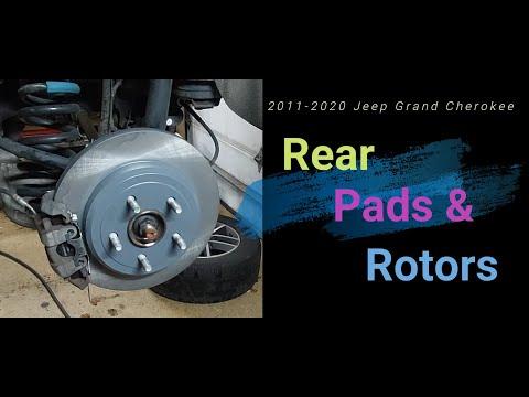 2011-2020 Jeep Grand Cherokee Rear Brakes w/torque specs
