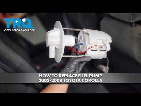 How to Replace Fuel Pump 2003-2008 Toyota Corolla