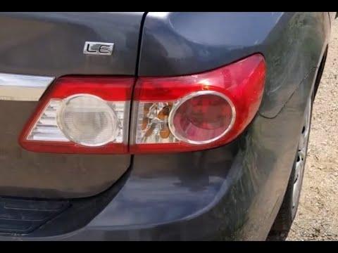 How To Replace 2012 Toyota Corolla Rear Blinker Turn Signal Bulb