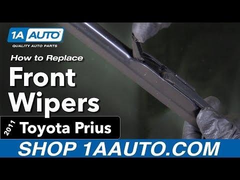 How to Replace Front Wiper Blades 10-15 Toyota Prius