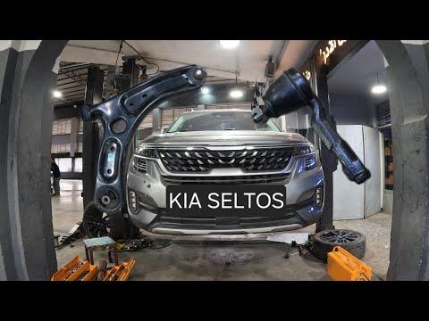 replacing control arm and ball joint - tie rod end ... kia seltos