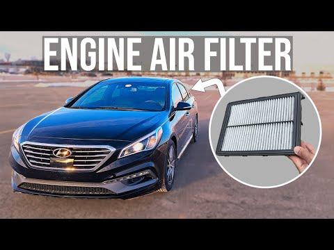 How to Replace Engine Air Filter - Hyundai Sonata (2015-2017)