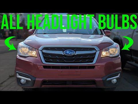How to Replace Headlight Bulbs - Subaru Forester (2014-2018)