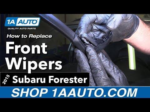 How to Replace Front Windshield Wiper Blades on a 2013 Subaru Forester