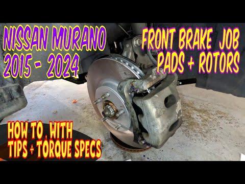 How to Replace Front Brake Pads &amp; Rotors | 2015-2024 Nissan Murano