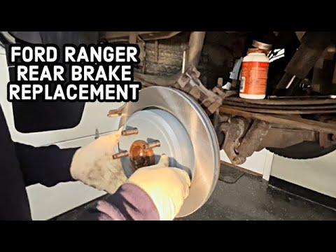 How To REPLACE Ford Ranger Rear Brake Pads And Rotors