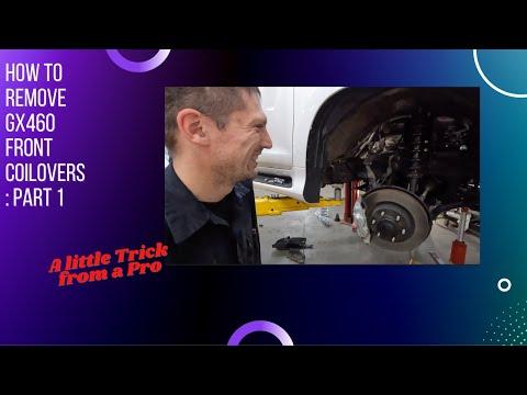 Trick to Removing Front Shocks on KDSS Lexus GX460