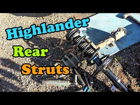 2008-2013 Toyota Highlander Rear Strut Replacement