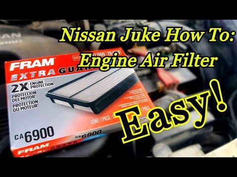 How to Replace Engine Air Filter on Nissan Juke