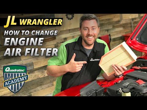 How to Change the Engine Air Filter in a Jeep Wrangler JL or Jeep Gladiator