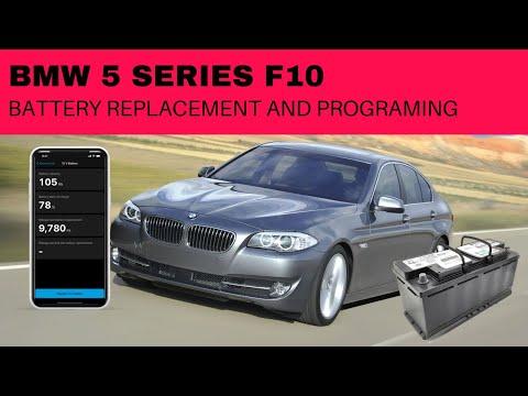 BMW 5 series F10 - Battery Replacement and Programing (How to guide)