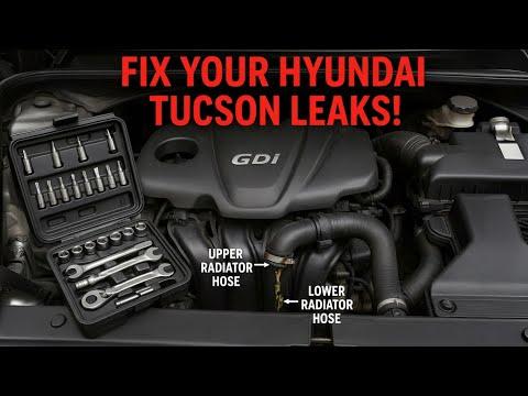 2015-2021 Hyundai Tucson how to fix lower/ upper Radiator hose connector replacement. Stop the leaks