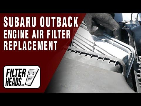 Engine Air Filter Replacement 2015 Subaru Outback H4 2.5L