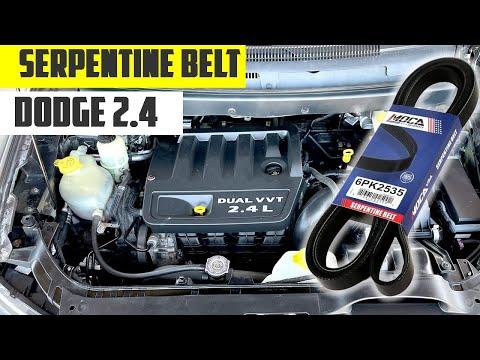 How to replace serpentine belt Dodge Journey 2.4L 2008-2020  #serpentinebelt #replacement #dodge