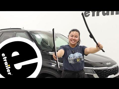 etrailer | Quick DIY: Michelin Windshield Wiper Install for 2023 Kia Seltos