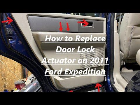 2003 - 2018 Ford Expedition / Lincoln Navigator Rear Door Lock Actuator Motor Replacement