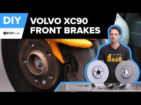 Volvo XC90 Front Brake Pad &amp; Rotor Replacement DIY (2016-2021 Volvo SPA XC90 T6 Inscription, T5)