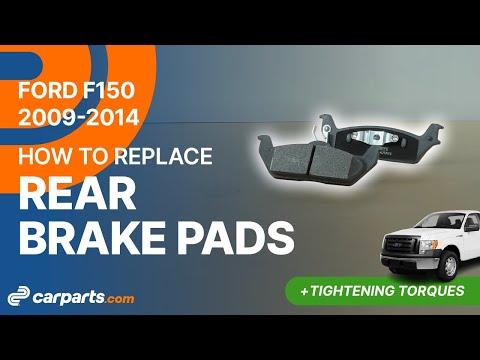 How to replace the Rear Brake Pads 2009-2014 Ford F150 🚗