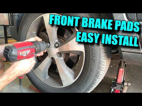 How to Replace Front Brake Pads on a 2014-2022 Jeep Cherokee (DIY Guide) (Engine: Inline 4 2.4L)