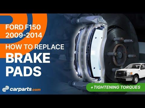 How to replace the Front Brake Pads 2009-2014 Ford F150 🛻