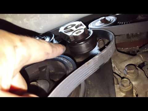 How to replace a serpentine belt On a Chevy Traverse, GMC Acadia, Buick Enclave, Saturn Outlook