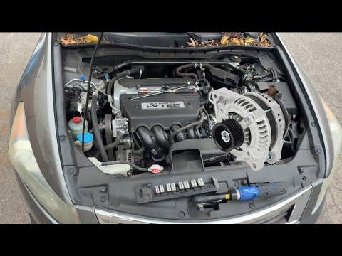 How to replace alternator on 2008 2009 2010 2011 2012 Honda Accord 2.4l