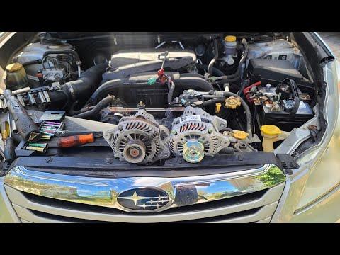 2010-2014 Subaru outback alternator replacement